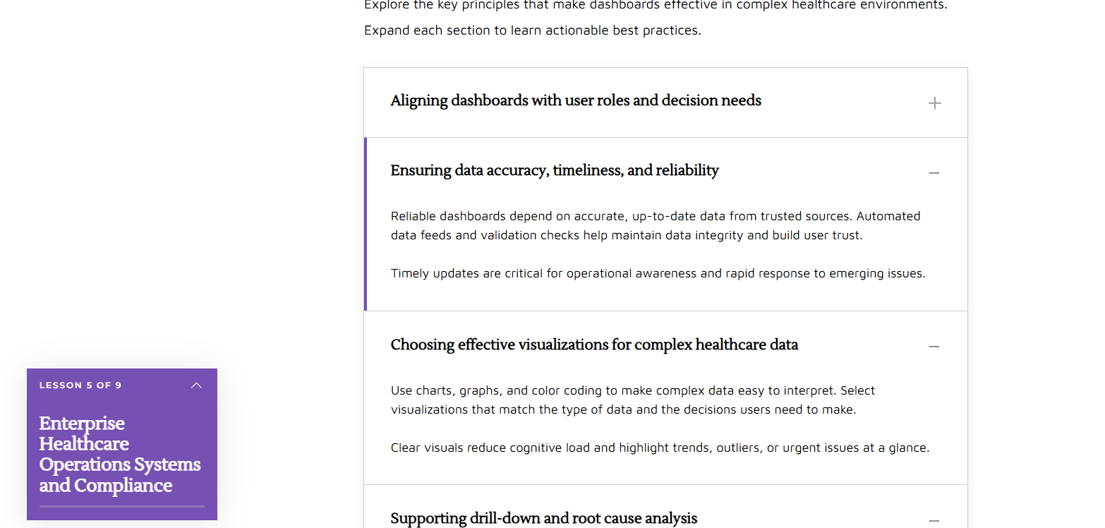 Healthcare eLearning storyboard and medical coding workflow structure
